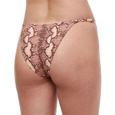 Dusk Pink Luma Glimmering Nature Side Tab Triangle Bikini Bottoms