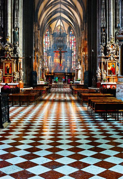 Stephansdom Cathedral Interior Vienna Austria Stock Photos - Download ...