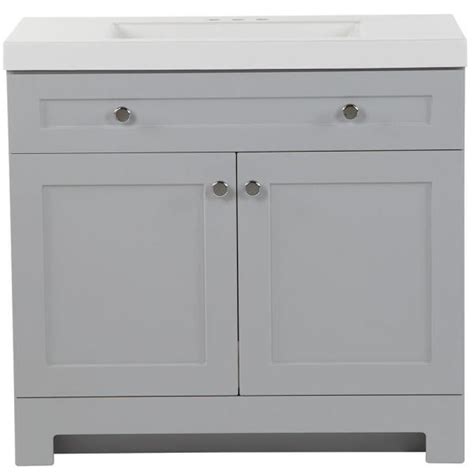 Glacier Bay Everdean 37 In W X 19 In D X 34 In H Single Sink Bath