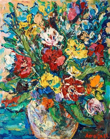 Blomsterstilleben By Albin Amelin On Artnet