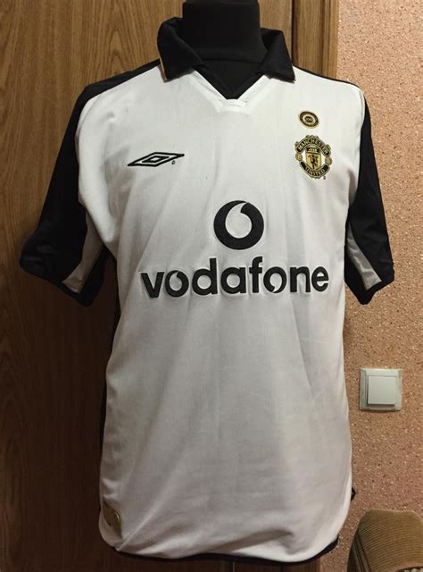 Manchester United Away Football Shirt Sponsored By Vodafone