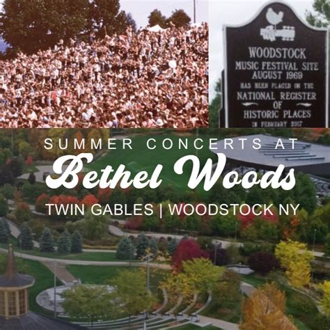 Upcoming Concerts at Bethel Woods | Woodstock New York