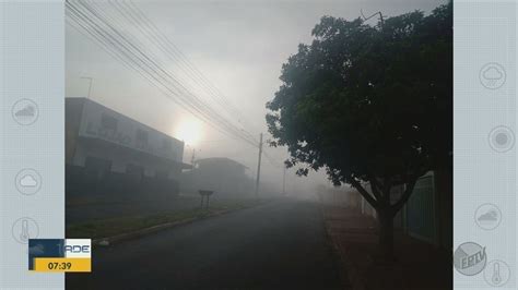 Frio Na Regi O De Ribeir O Preto Temperatura M Nima Chega A C