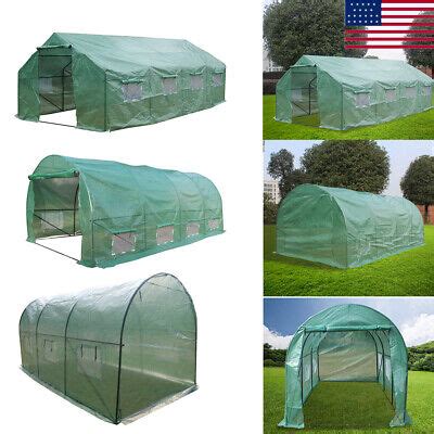 Portable Heavy Duty Greenhouse Tent Walk-In Green House Garden Plant Grow Tent | eBay