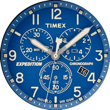 Timex Expedition Scout Chronograph Blue – WatchFaces for Smart Watches