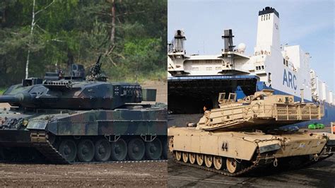 Ukrayna Ya Tank Deste I Almanya Dan Leopard Abd Den Abrams Euronews