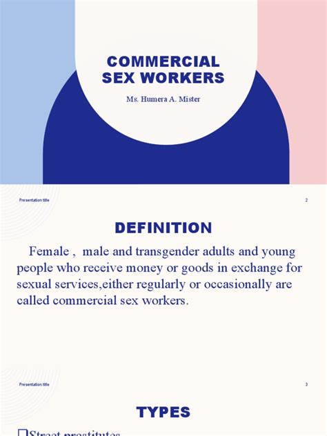 Commercial Sex Workers Pdf