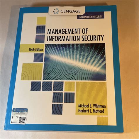 Management Of Information Security Th Edition Whitman Mattord