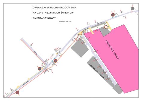 Tymczasowa organizacja ruchu od 31 października do 2 listopada