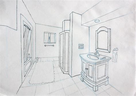 Bathroom Perspective by AndrewOsis on DeviantArt