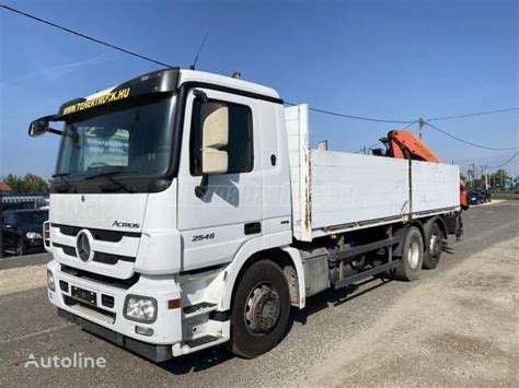 Mercedes Benz Actros Flatbed Truck For Sale Hungary Kecskem T Pz