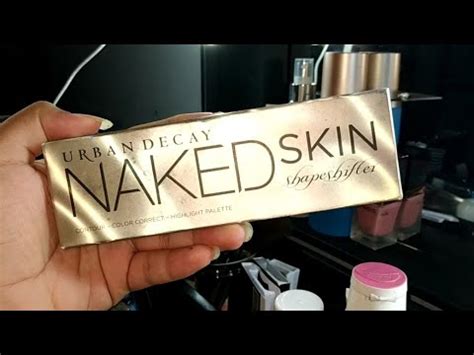 REVIEW URBAN DECAY NAKED SHAPESHIFTER FACE PALETTE YouTube