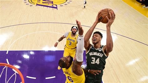 Milwaukee Bucks Vs Los Angeles Lakers Feb 8 2022 Game Summary NBA