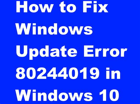 07 Ways To Fix Update Error 0x80070422 In Windows 11