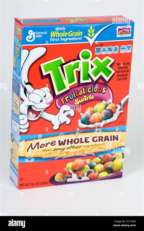 Trix Breakfast Cereal Stock Photo Alamy