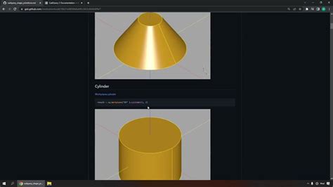 Cadquery Shape Primitives Overview - YouTube
