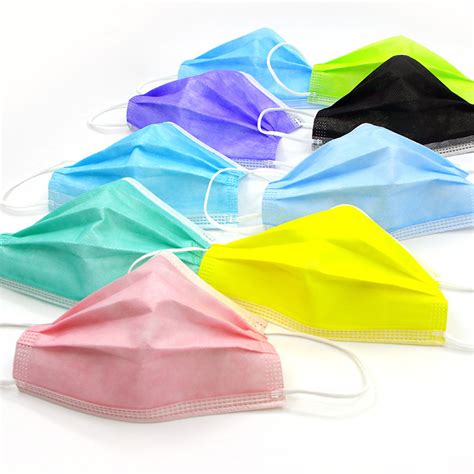 White Blue Green Pink Color Nonwoven Earloop Non Woven Ply Layers