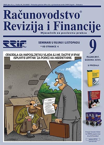 Rrif Ra Unovodstvo Revizija I Financije