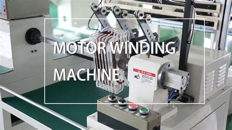 Electric Motor Coil Winding Machine Stator Coil Winding Machine Youtube