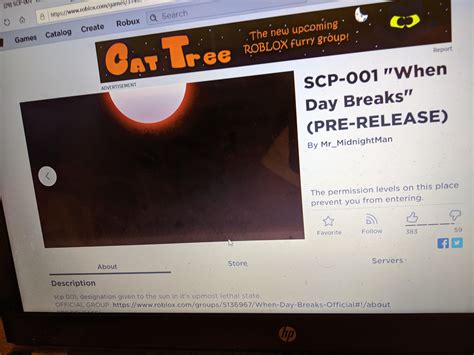 Scp-001 when day breaks game I found on roblox : r/SCP