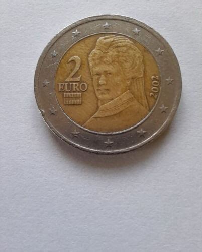 Piece Rare Euro Bertha Von Suttner Autriche Ebay