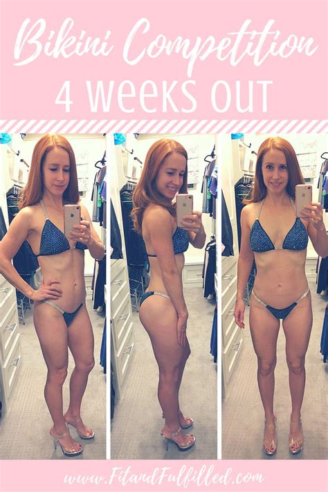 Journey To The Stage 4 Weeks Out Fit And Fulfilled Bikini