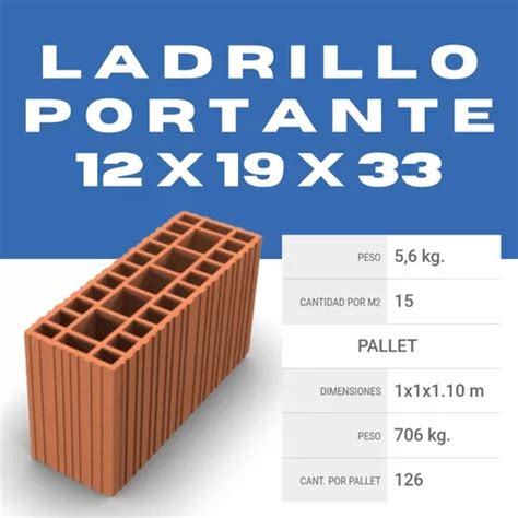 Ladrillo Hueco Portante Pared X X Cm Unidad En Venta En Moreno