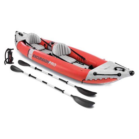 Intex 68309 Excursion Pro Inflatable 2 Person Vinyl Kayak With Oars