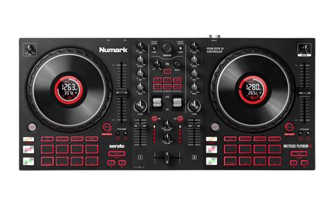 NUMARK MIXTRACK PLATINUM FX Four Deck DJ Controller With Jog Wheel