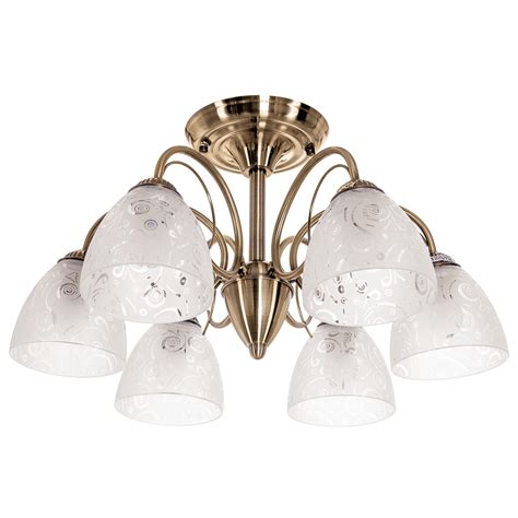 Люстра классическая 2618/6AB WT ЭкономСвет — купить в Санкт-Петербурге ...