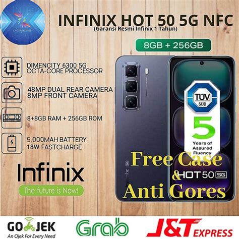 Jual Infinix Hot G Nfc Ram Gb Gb Memory Gb Gb Garansi Resmi Infinix