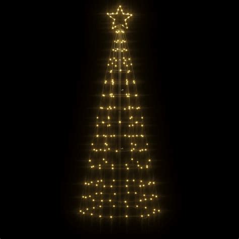 Árvore de Natal luminosa c estacas 220 LED 180cm branco quente Loja