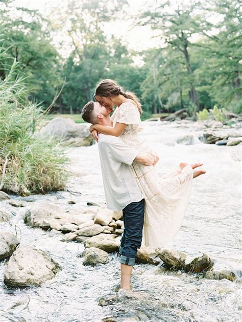 Guadalupe River Engagement Session Lucy Struve