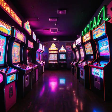 A Endless Neon Arcade by Jackson Jaeckle - Playground