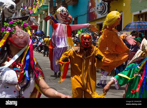 Guaranda Ecuador Februar Der Karneval Von Guaranda Wurde