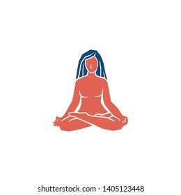 Vector Illustration Naked Confident Woman Stock Vector Royalty Free Shutterstock