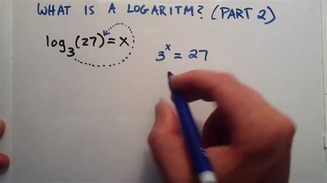 What Is A Logarithm Part 2 With More Examples Logarithms Lesson