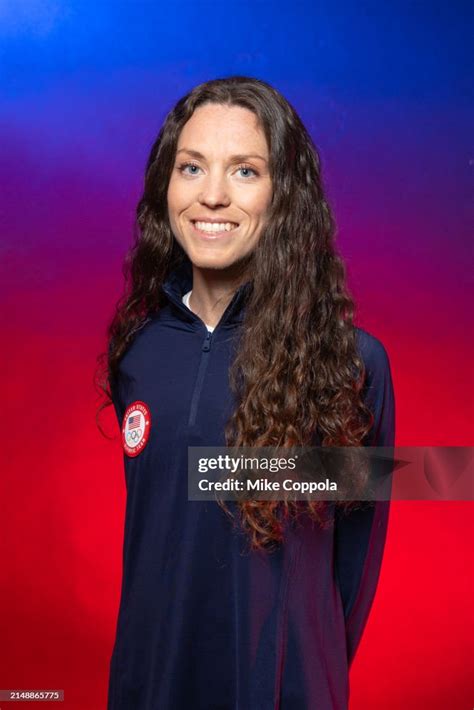 Track And Field Athlete Fiona Okeeffe Poses For A Portrait During