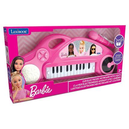 Lexibook Elektronisches Keyboard Mit Mikrofon Barbie Tasten