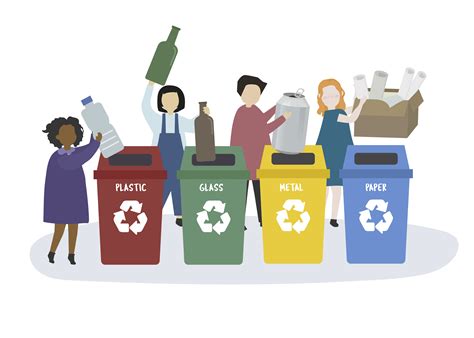 Sorting Garbage And Recycling