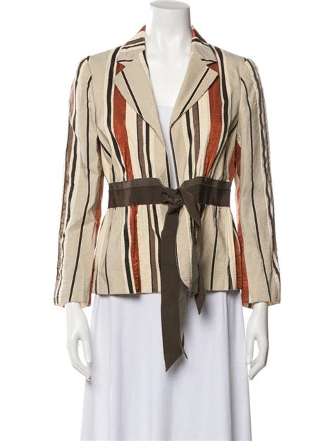 Moschino Cheap And Chic Striped Blazer UFO No More