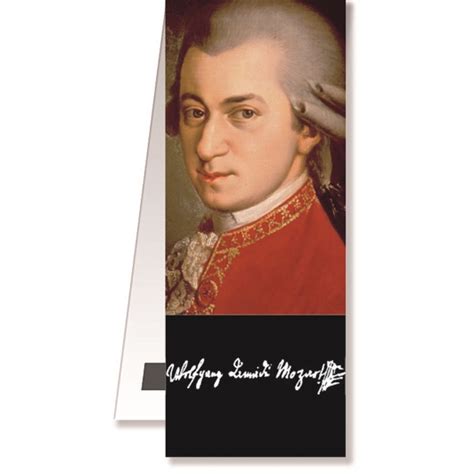 Bookmark Mozart Portrait Magnetic Vienna World PpIANISSIMO