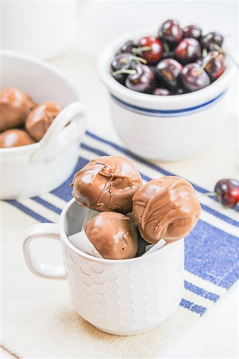 Old Fashioned Chocolate Covered Cherries Recipe - Simply Bakings