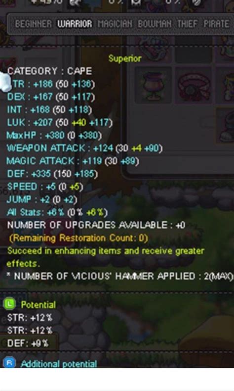 Maple Maplesea Aquila Str Tyrant Cape 12 Legendary Pot Video Gaming