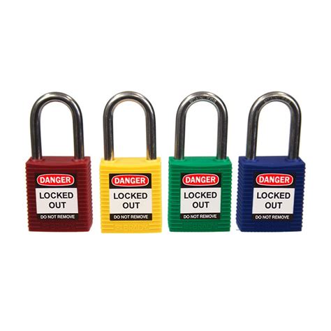 Brady Safety Plus Padlock Red