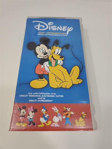 Cricut Disney Mickey And Friends Cartridge Set Includes Booklet And Keyboard Ebay