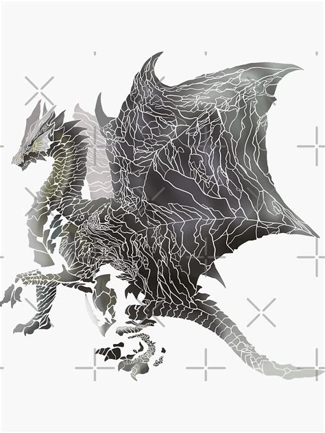 Kushala Daora Monster Hunter Sticker For Sale By Fantasyhaze Redbubble