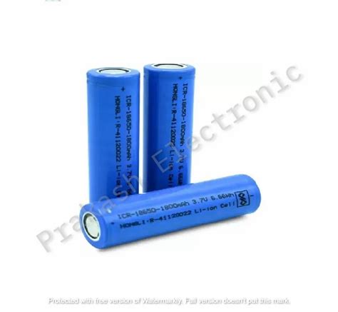 Hongli ICR18650 1C 3 7volt 1800mAH Rechargeable Li Ion Battery For