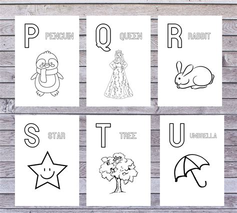 Alphabet Coloring Pages Printable, Alphabet Letters Printable, Alphabet ...