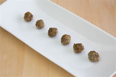 Beef Mini Meatballs 2 Lb Fully Cooked Dirussos